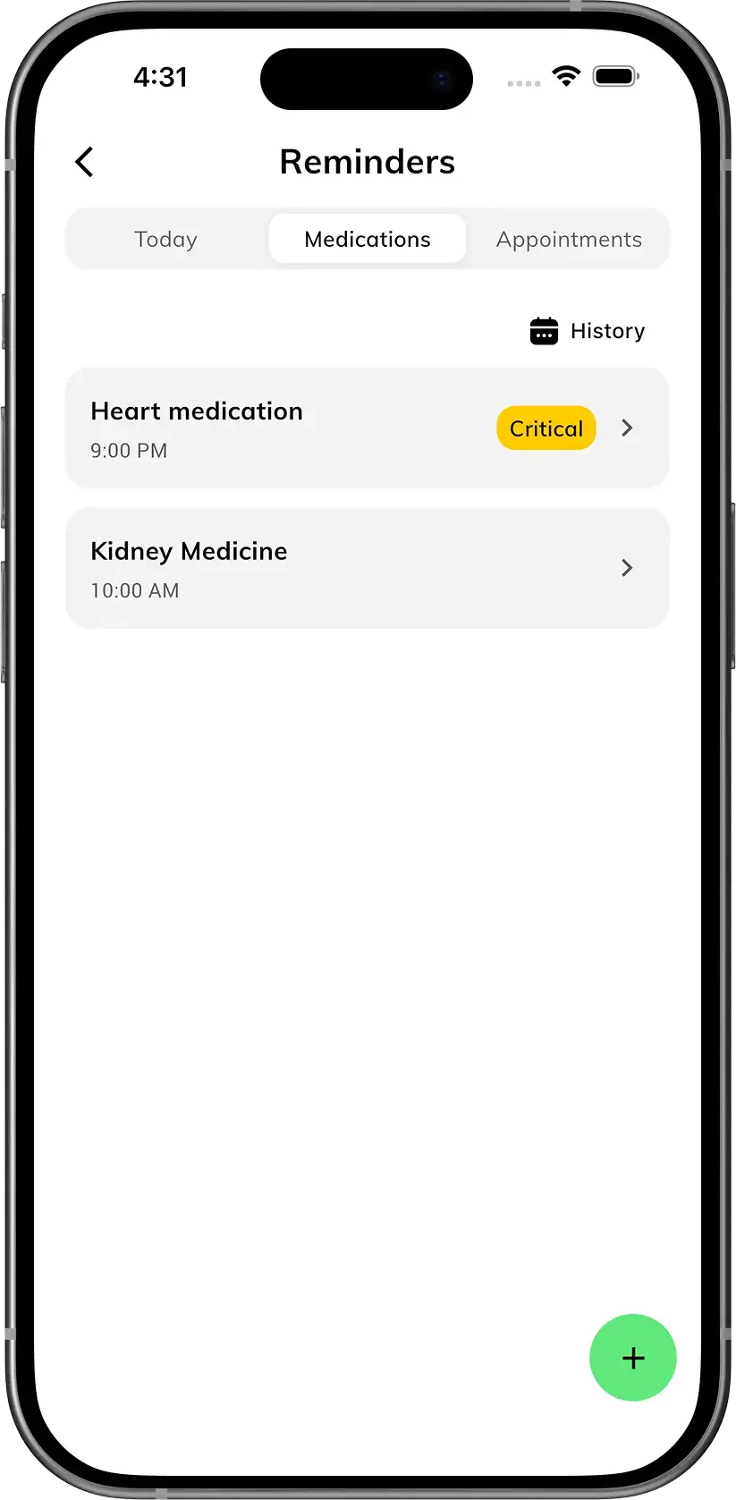 Medication reminders