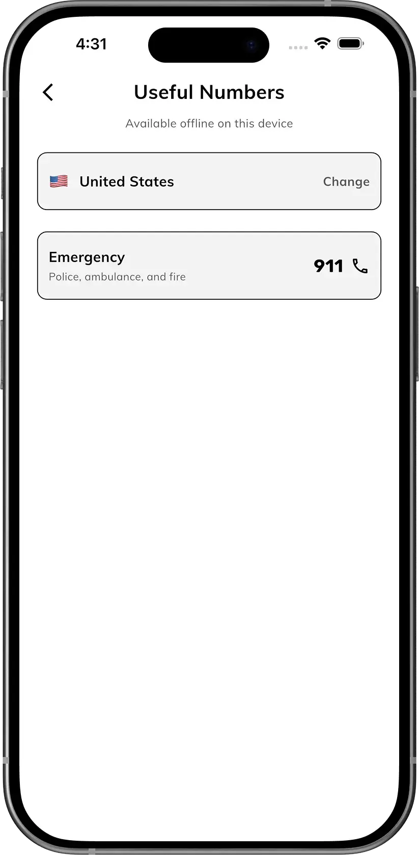 Useful Numbers